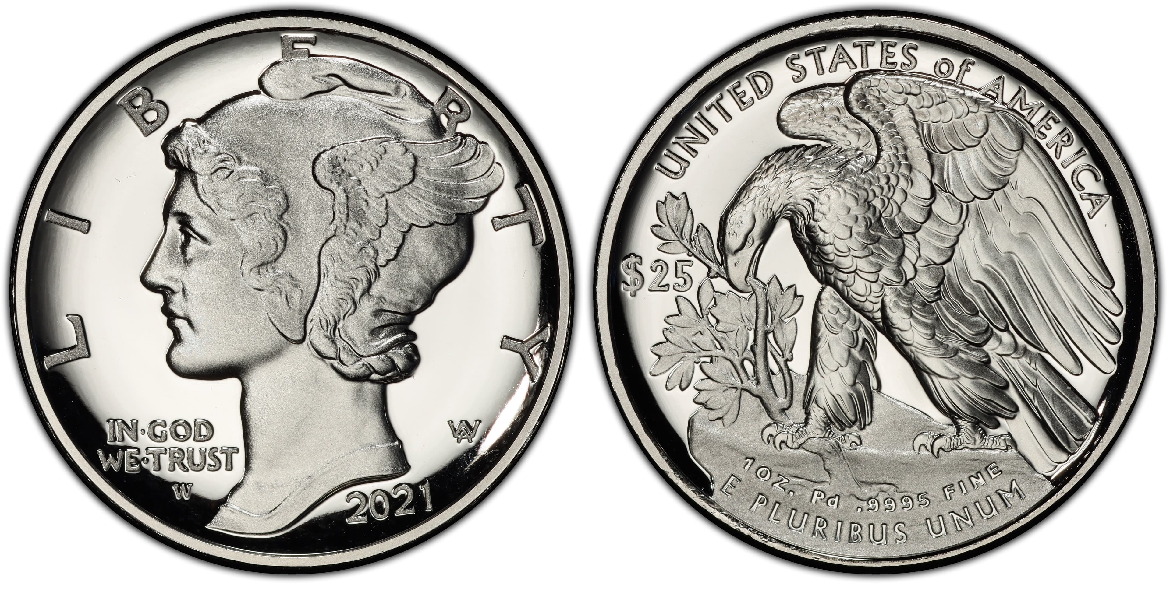 2021-W 1 Oz Palladium First Strike DCAM PR70 — view 3