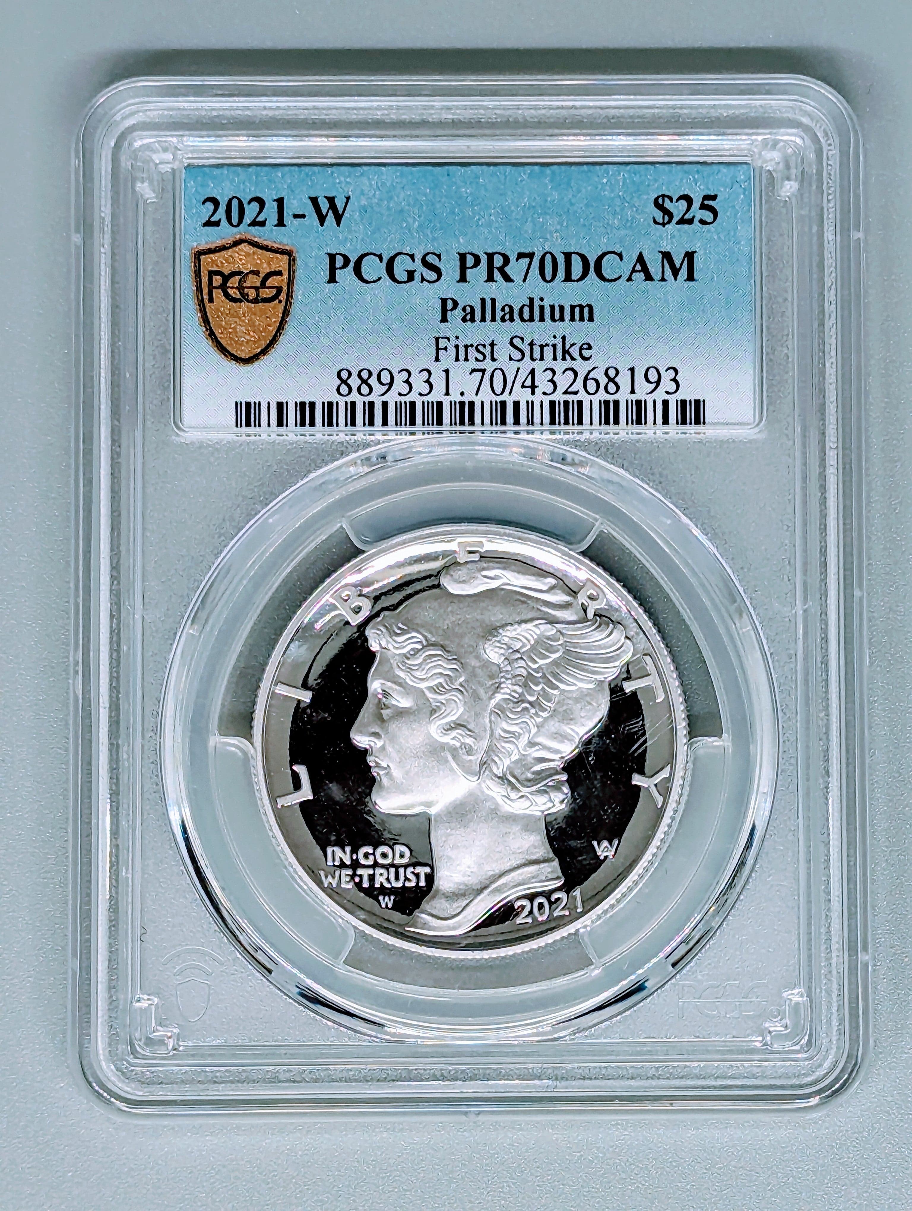 2021-W 1 Oz Palladium First Strike DCAM PR70 — view 4