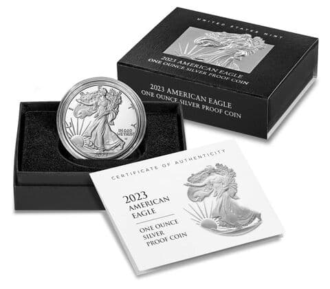 2023-W $1 American Eagle 1 oz. Silver Proof Coin - PCGS PR69DCAM - First Strike — view 7