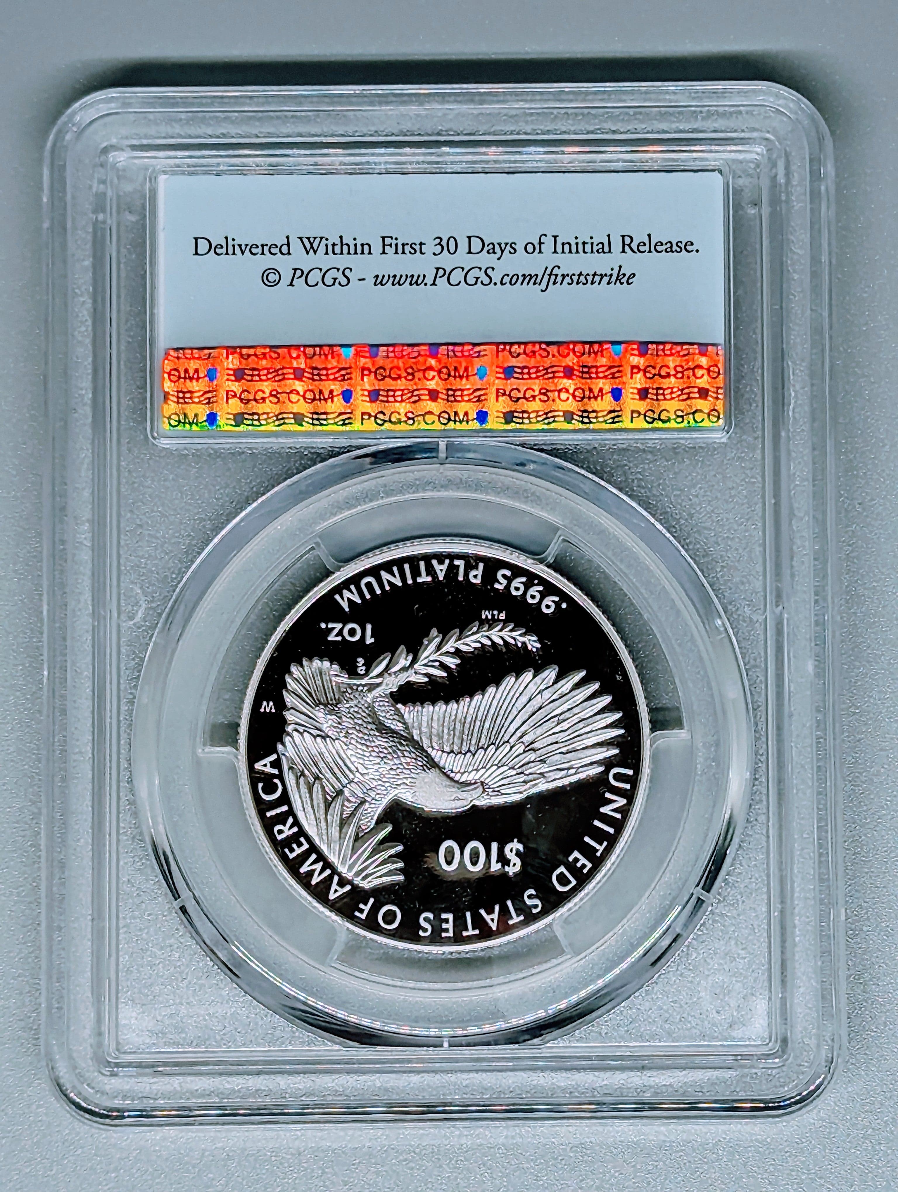 2023-W Platinum Proof Coin - First Strike - PR70DCAM PCGS — view 5