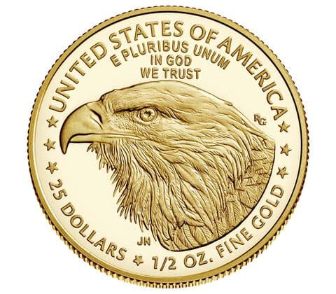 2023-W American Eagle 2023 0.5 oz. Gold Proof Coin - PR70DCAM — view 2
