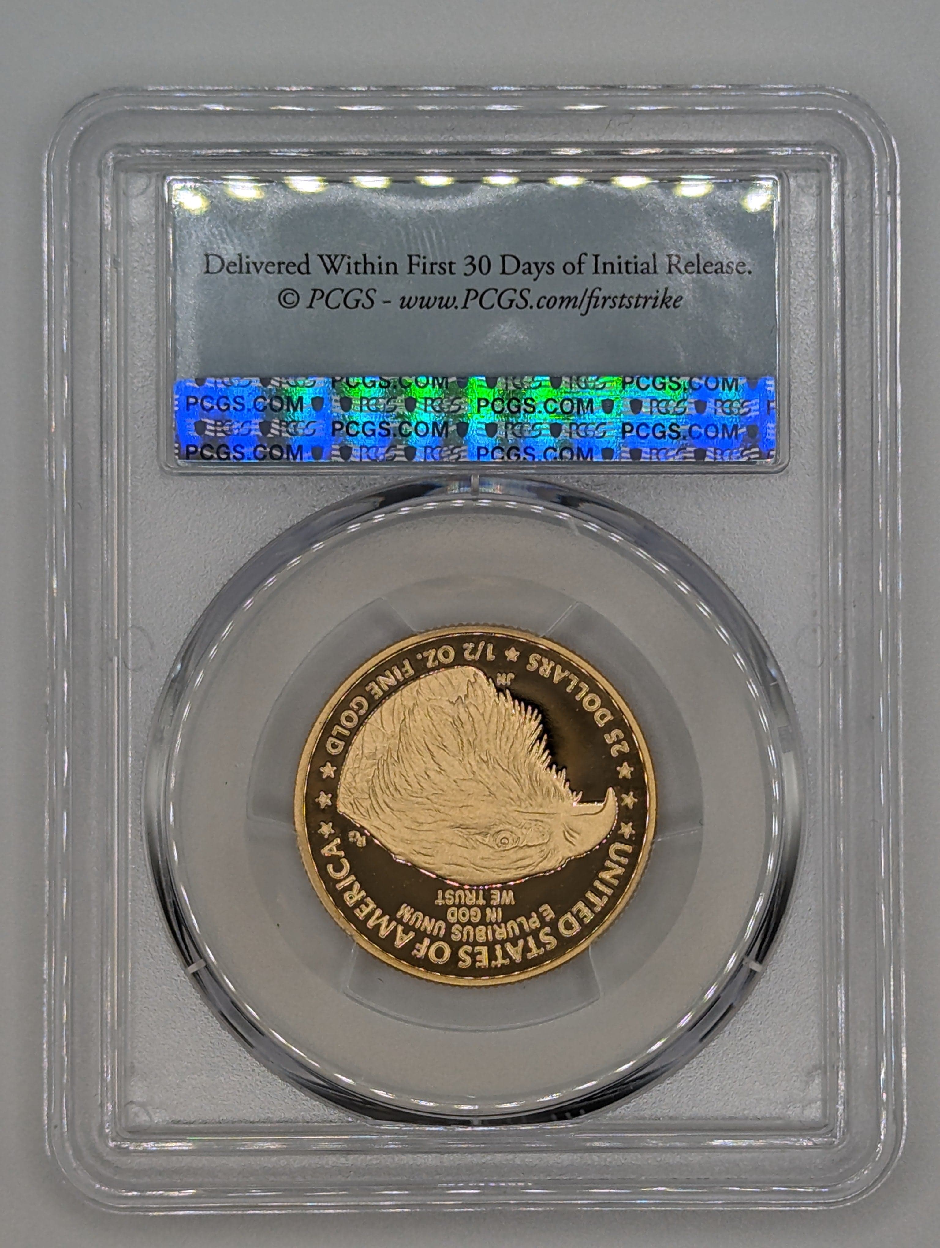 2023 W Gold American Eagle Four Coin Set - PR70DCAM - First Strike — view 7
