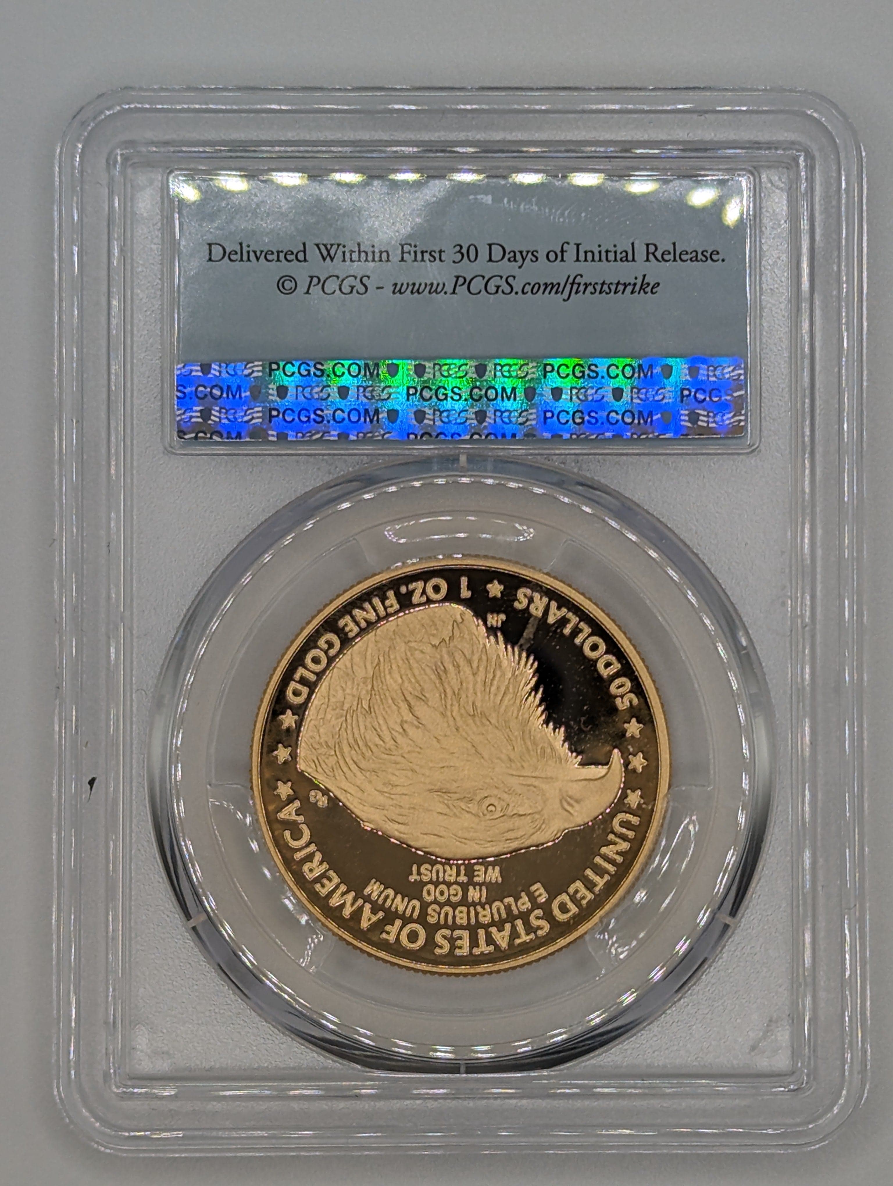 2023 W Gold American Eagle Four Coin Set - PR70DCAM - First Strike — view 5