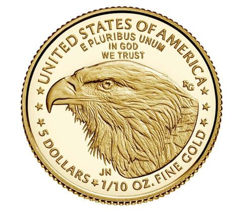 2023-W American Eagle Gold Proof 1/10 oz. Coin - PR69DCAM — view 2