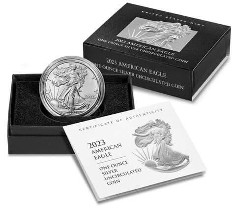 2023 American Eagle Silver Uncirculated Coin - Ungraded — view 5