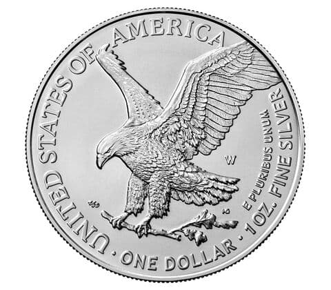 2023 American Eagle Silver Uncirculated Coin - Ungraded — view 3