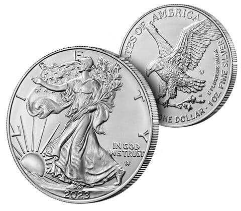 2023-W American Eagle One Ounce Silver - PCGS SP70 — view 3