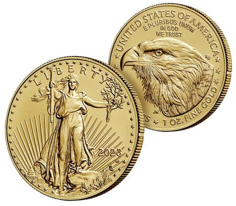 2023-W $50 American Eagle 2023 One Ounce Burnished- SP70 - First Strike — view 5