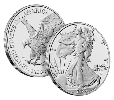 2024-W Silver Eagle Coin $1 - PCGS PR70DCAM — view 3