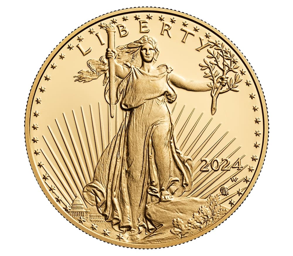2024-W American Eagle 1 oz Gold Proof Coin – PR70DCAM PCGS Graded | Authentic US Mint Collectible — view 3