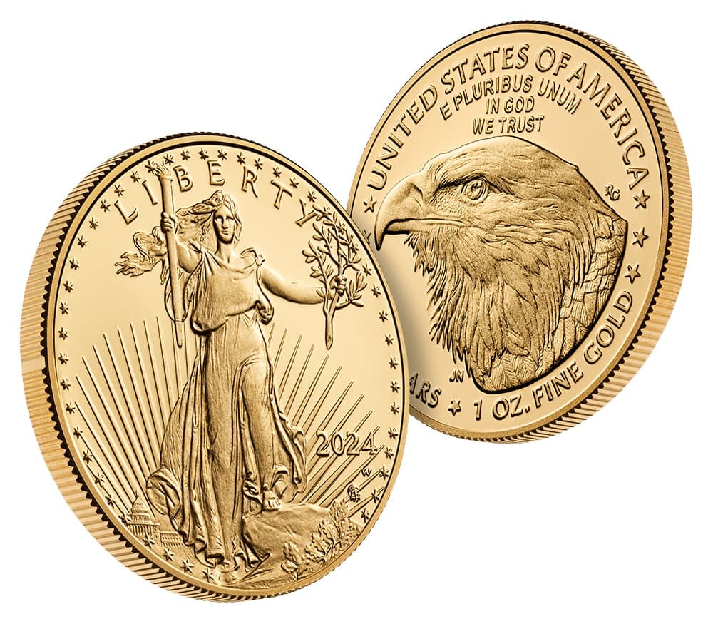 2024-W American Eagle 1 oz Gold Proof Coin – Ungraded | Authentic US Mint Collectible — view 3
